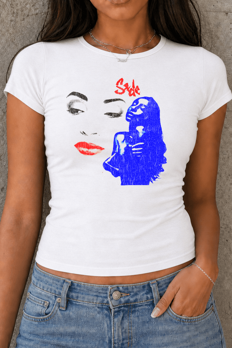 90s Sade Ultra Rare Womens White Tee