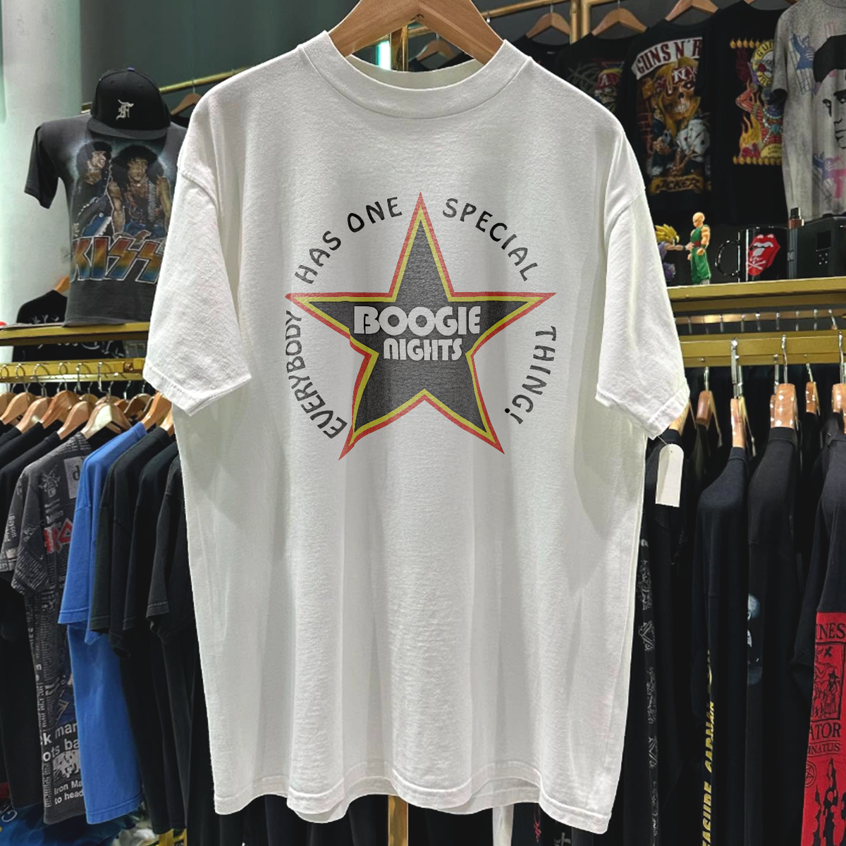 90s Boogie Nights “One Special Thing” Promo Rare Washed White T-Shirt
