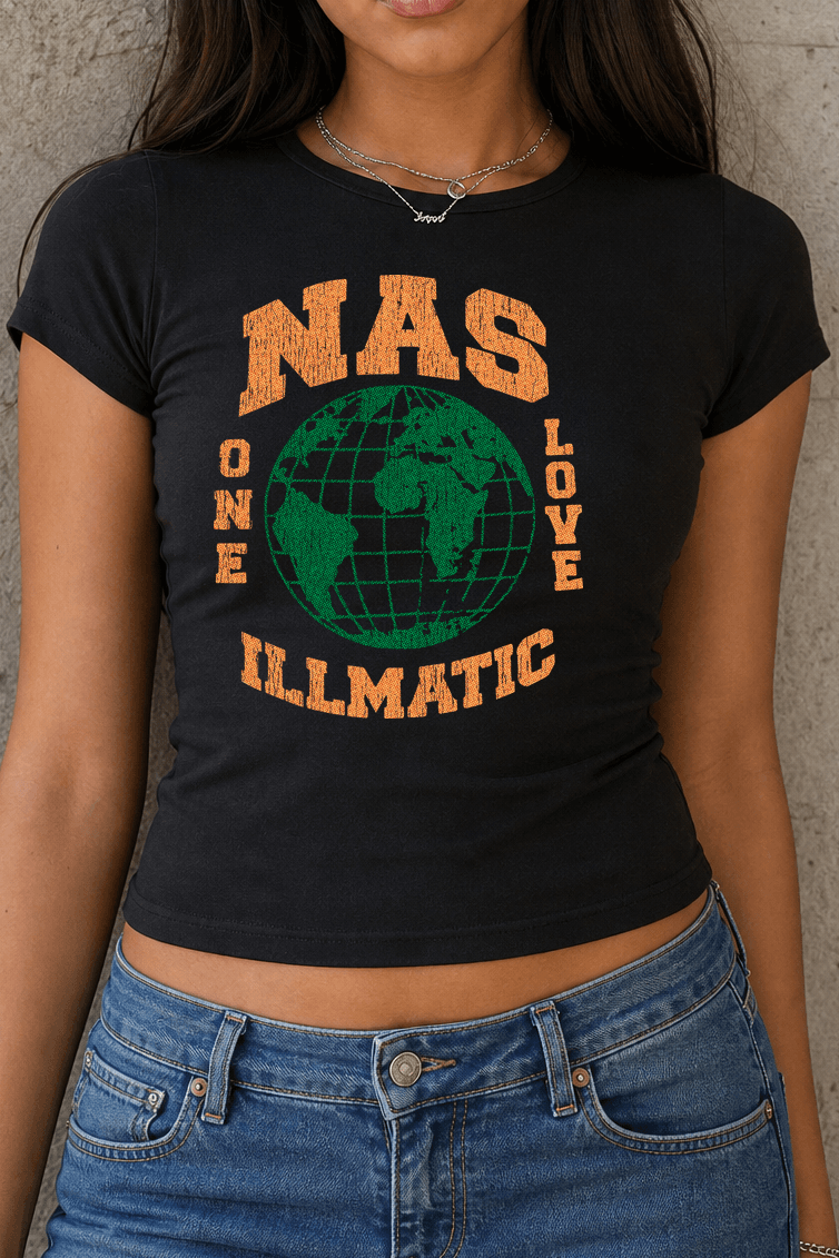 Rare Nas Illmatic Womens Black Tee