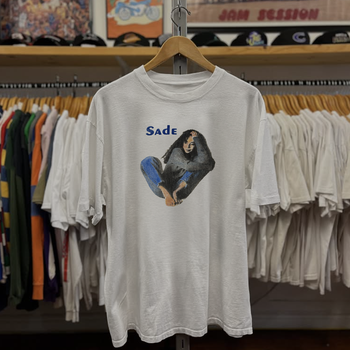 2001 Sade Lovers Rock Tour Washed White Tee