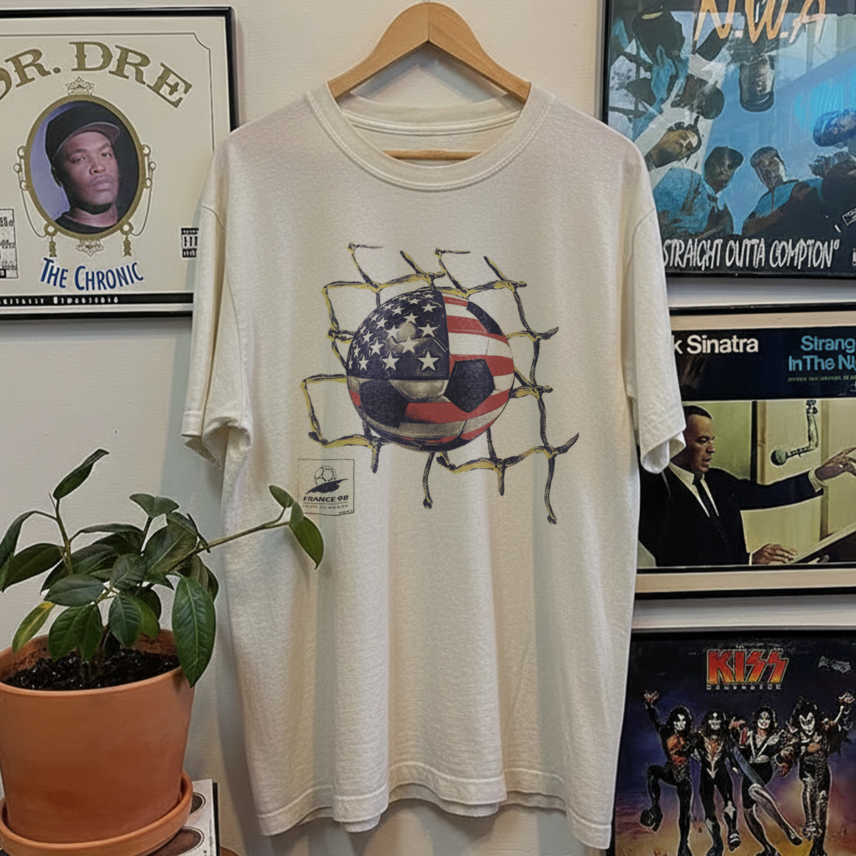 98 USA World Cup Washed White Tee