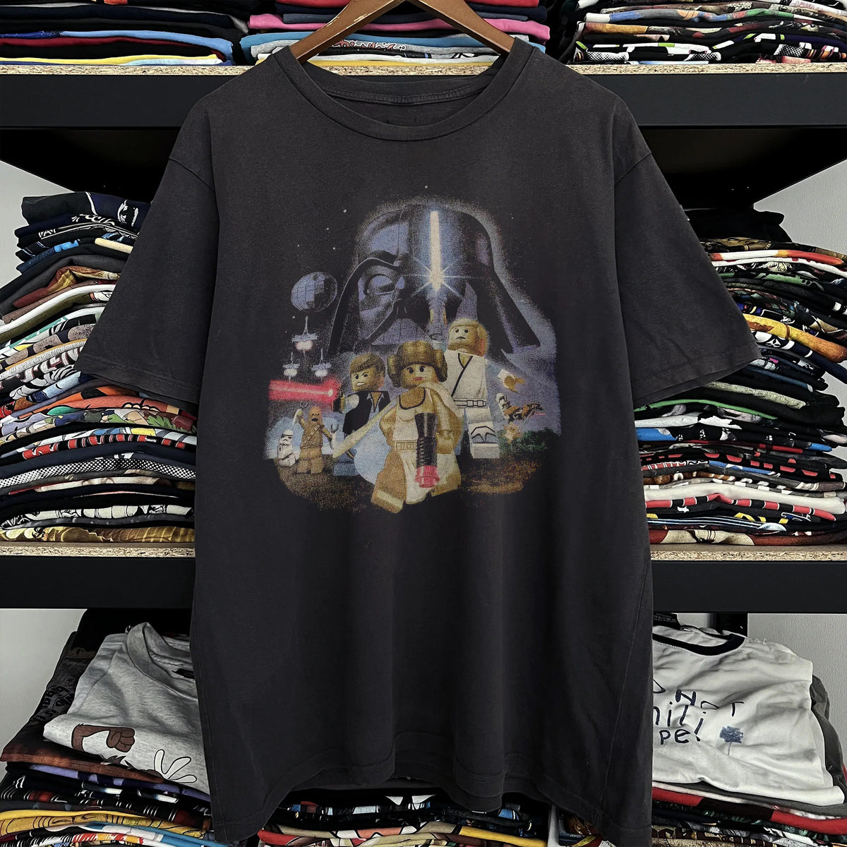 Lego Stars Wars Darth Vader Washed Black T-Shirt