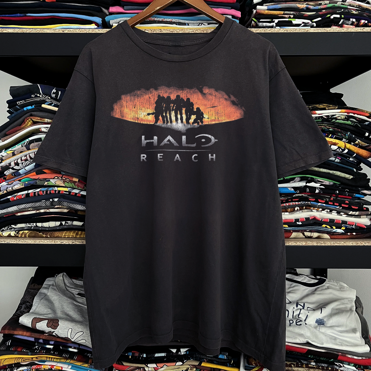 Halo Reach Washed Black Tee