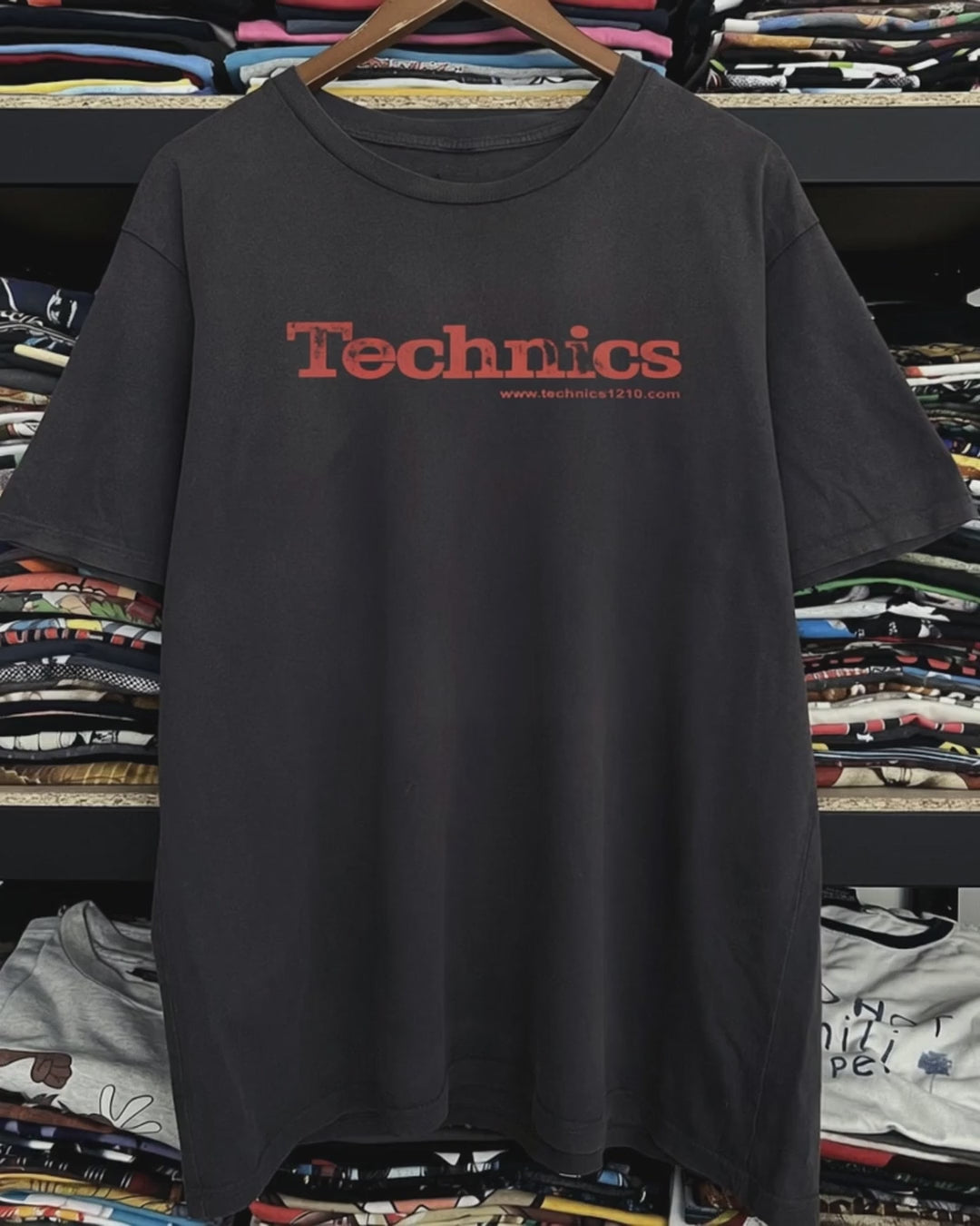 Rare Technics 1210 Washed Black Tee product video [GB-DPA:f7330ee6965b]