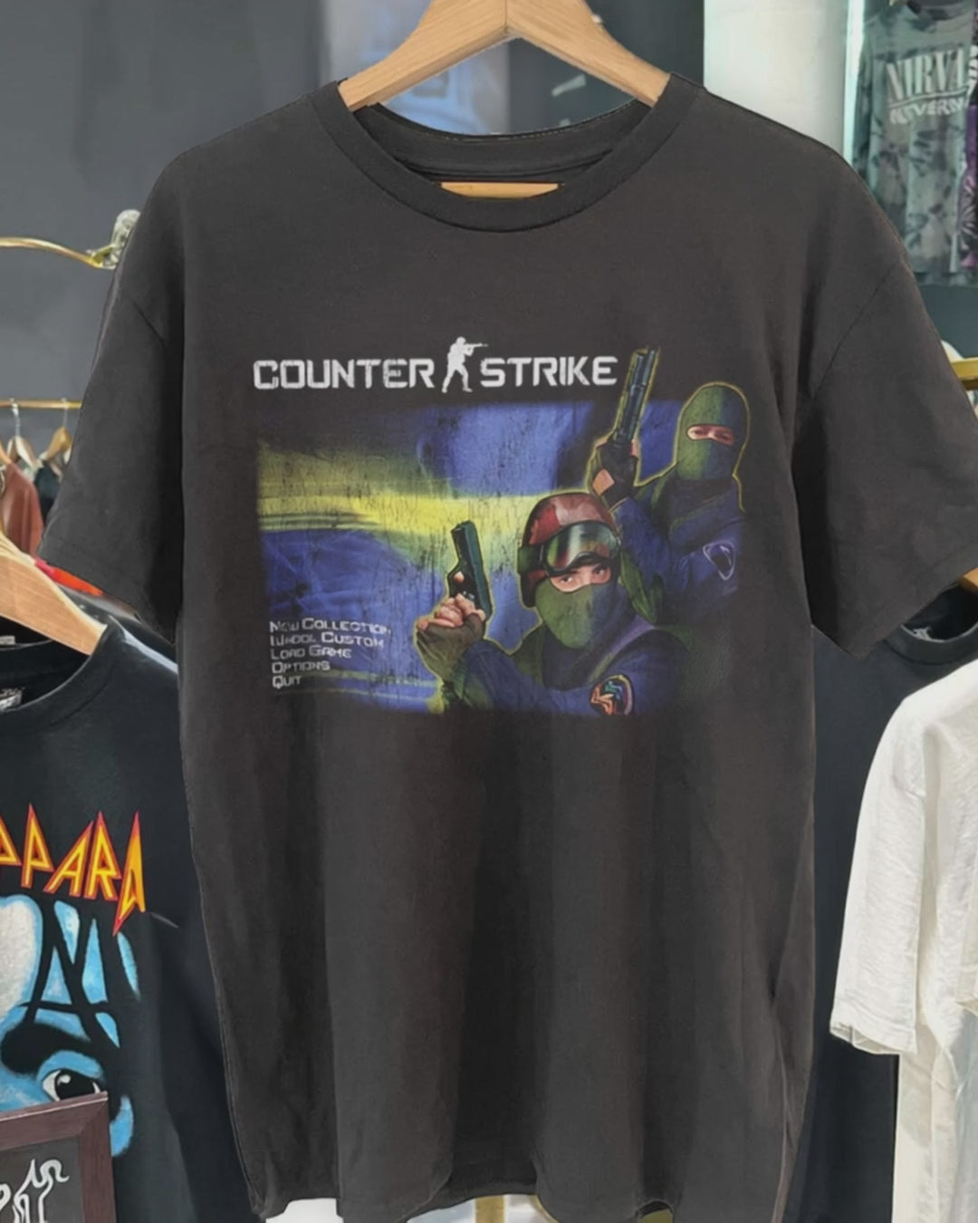 99 Cs 1.6 Landing Vintage Washed Black T-Shirt product video [GB-DPA:d1d7b745f06e]