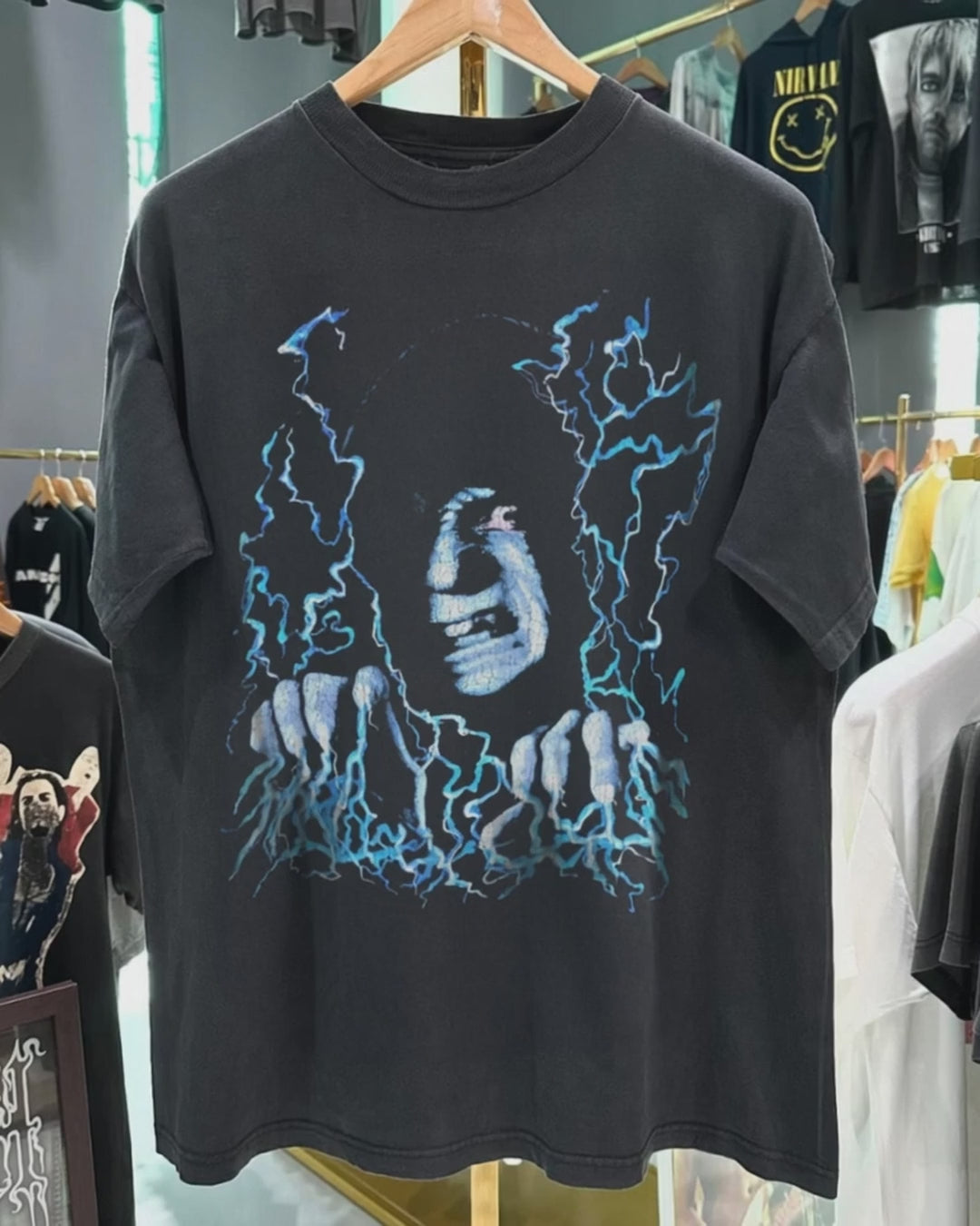 Emperor Palpatine 1996 Grail Vintage Washed Black T-Shirt product video [GB-DPA:69869387697a]