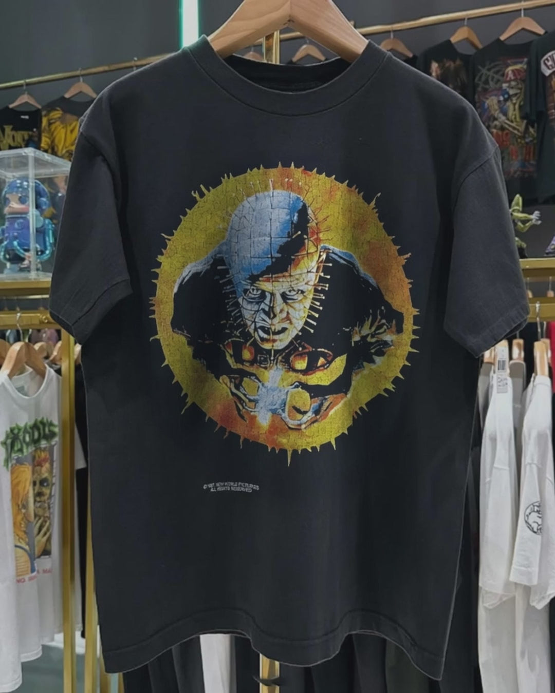 87' Hellraiser Promo Rare Washed Black T-Shirt product video [GB-DPA:3747d6961d1d]