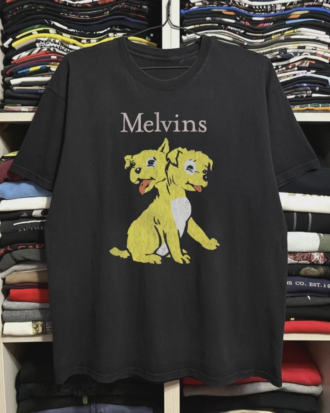 1993 Melvins Pussy Washed Black Tee product video [GB-DPA:672817d59046]