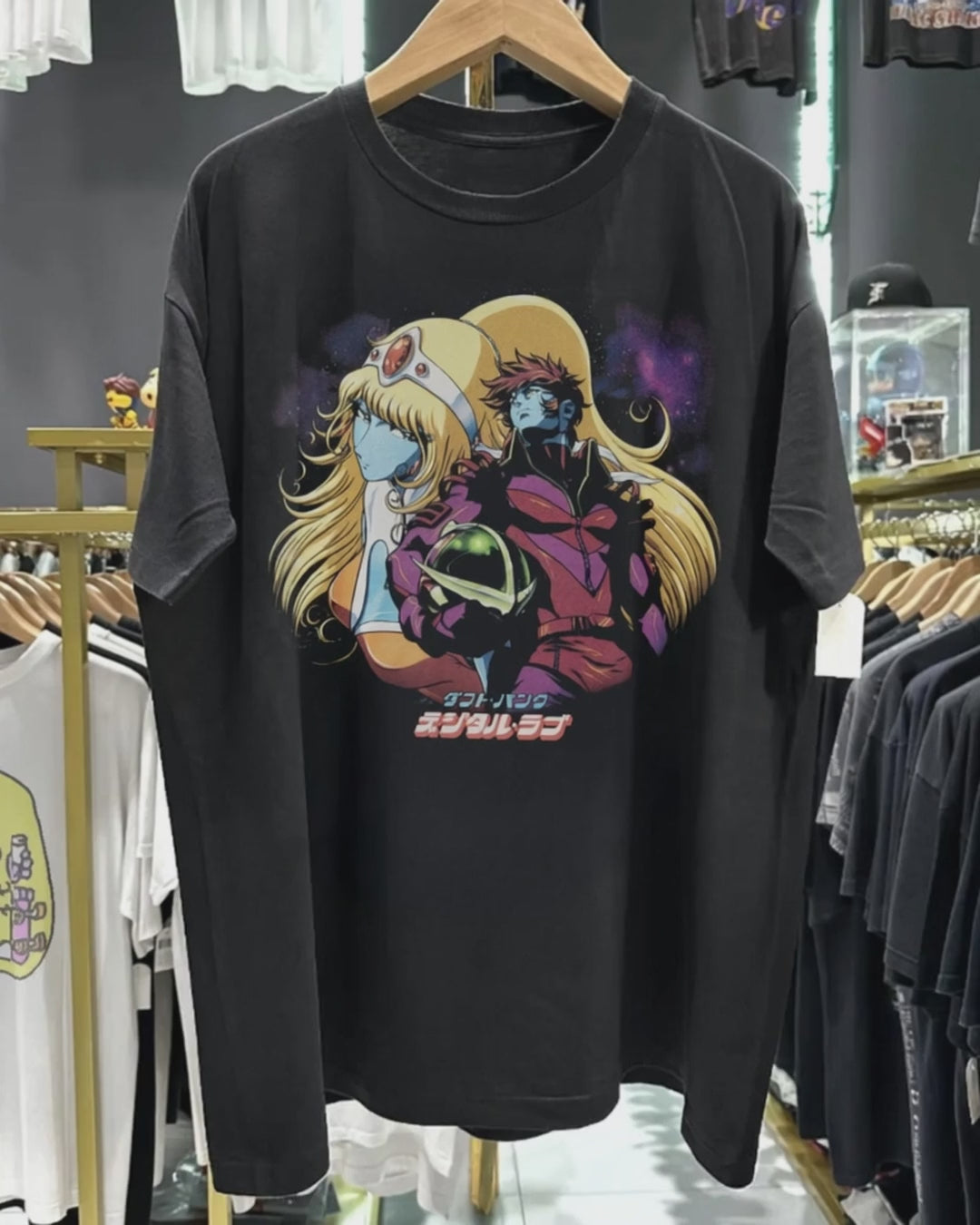 Rare Interstella 5555 Washed Black Tee product video [GB-DPA:ade463e796a3]