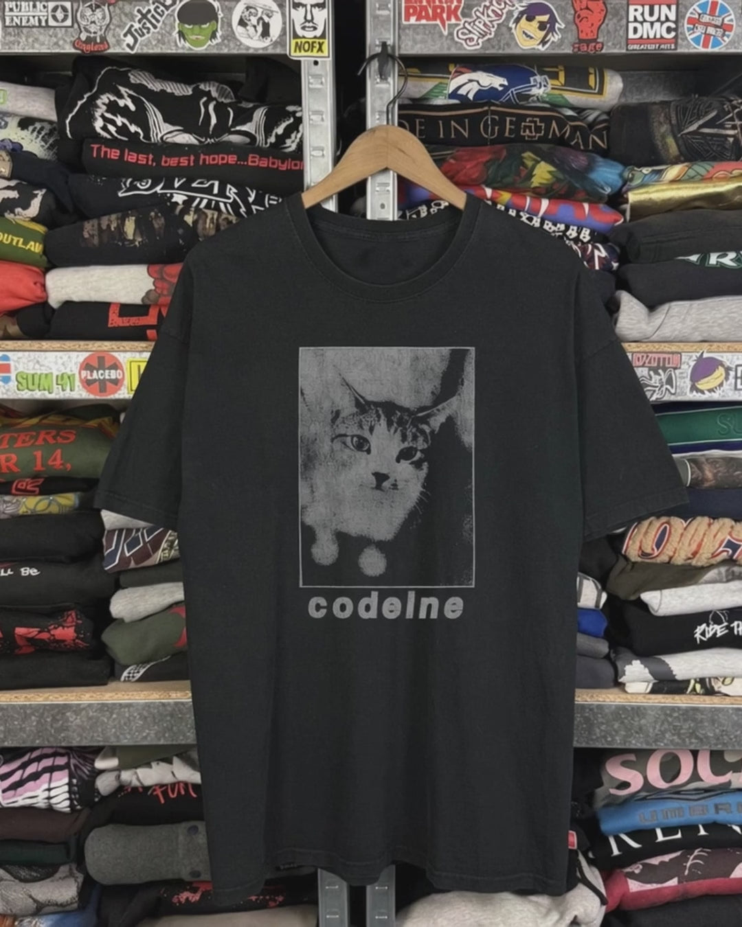 Rare Codeine Washed Black Tee product video [GB-DPA:0c970666ca0f]