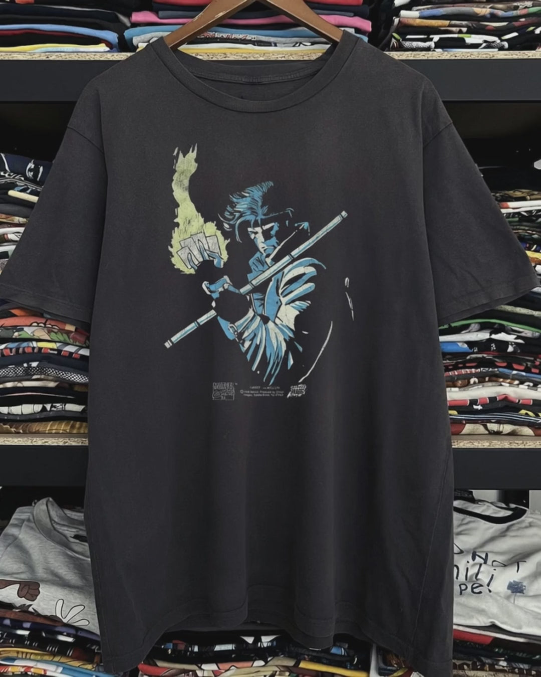 1994 Gambit Washed Black Tee product video [GB-DPA:b8b0988d2a75]