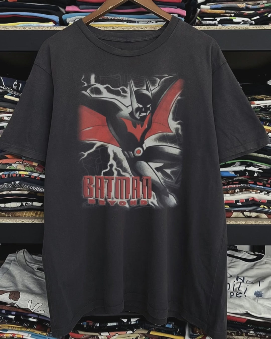 2001 Batman Beyond Washed Black Tee product video [GB-DPA:fd2c407b7632]