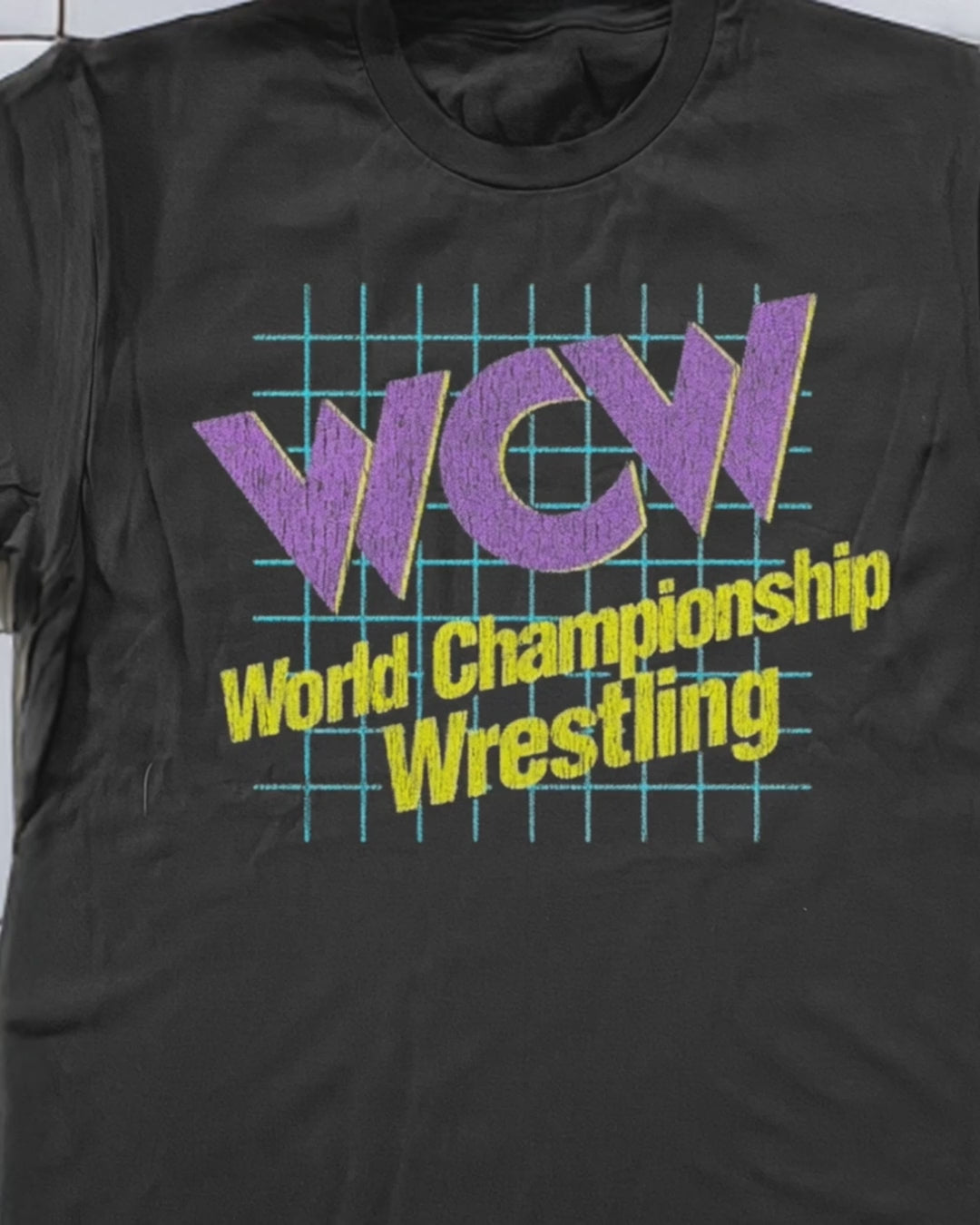 90's Wcw Washed Black T-Shirt product video [GB-DPA:9c3061d44fb8]