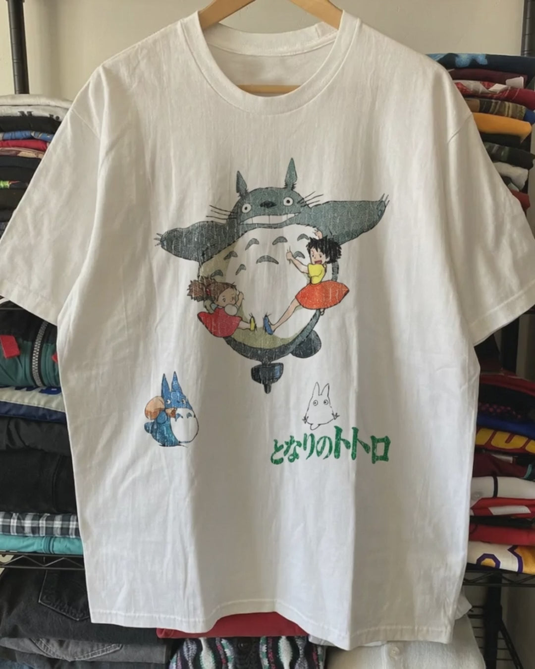My Neighbor Totoro Washed White Tee product video [GB-DPA:7cdcb5ba857c]