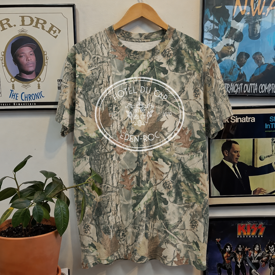 90s Du Cap Eden Rock Washed Camo Tee