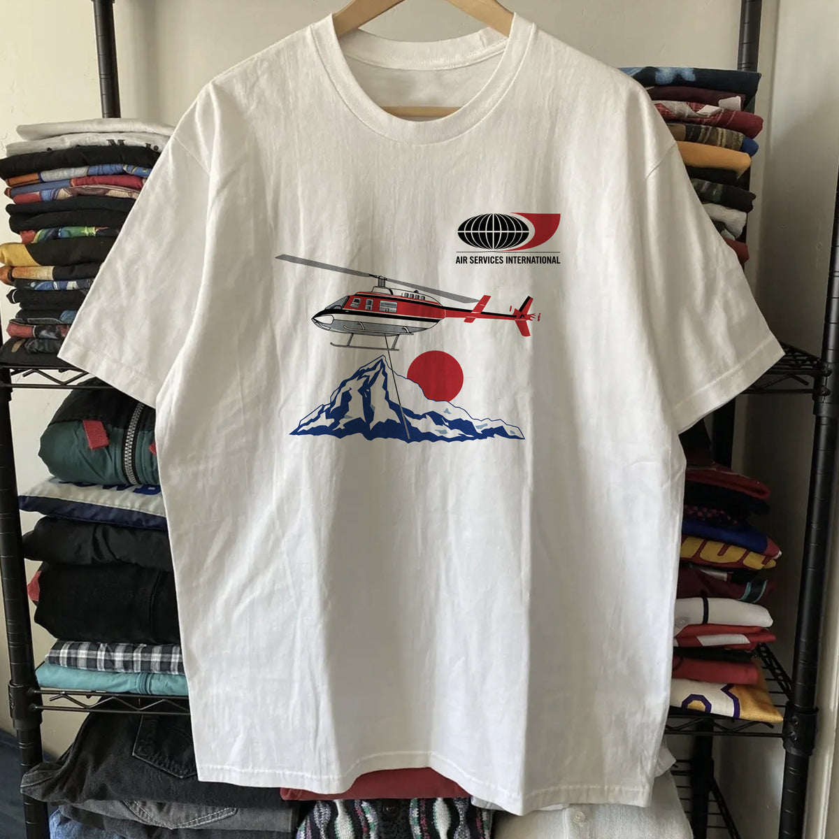 Air Services International - Napoleon Dynamite Washed White T-Shirt